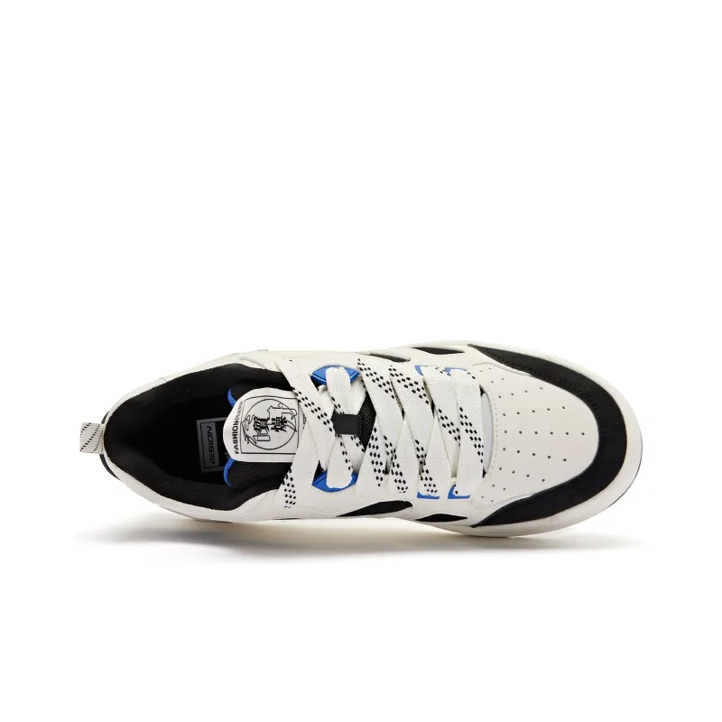 QIAODAN Sea Salt 1.0 Skateboard Shoes Men Low Top Black-3