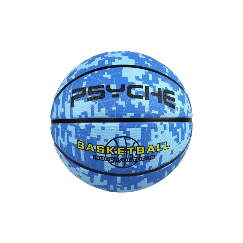 PSYCHE Rubber Basketball Blue Size 3 Ball Training Kids'-0