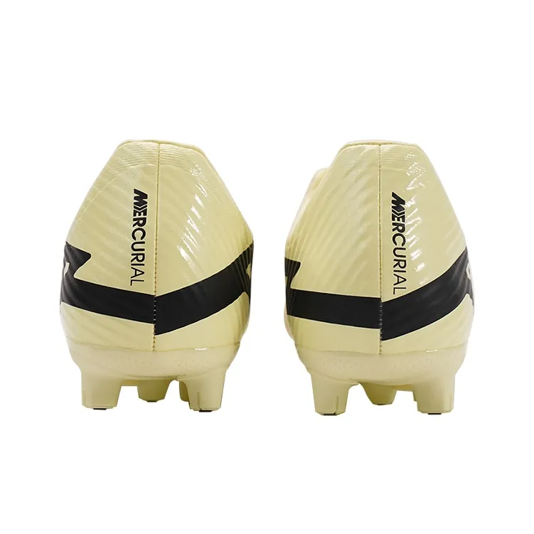 Nike Mercurial Vapor 15 Academy Hard Ground Low Top Soccer Cleats 'Lemonade Black'-3
