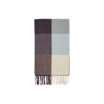 HOLZWEILER Knit Scarves Unisex Blue Gray