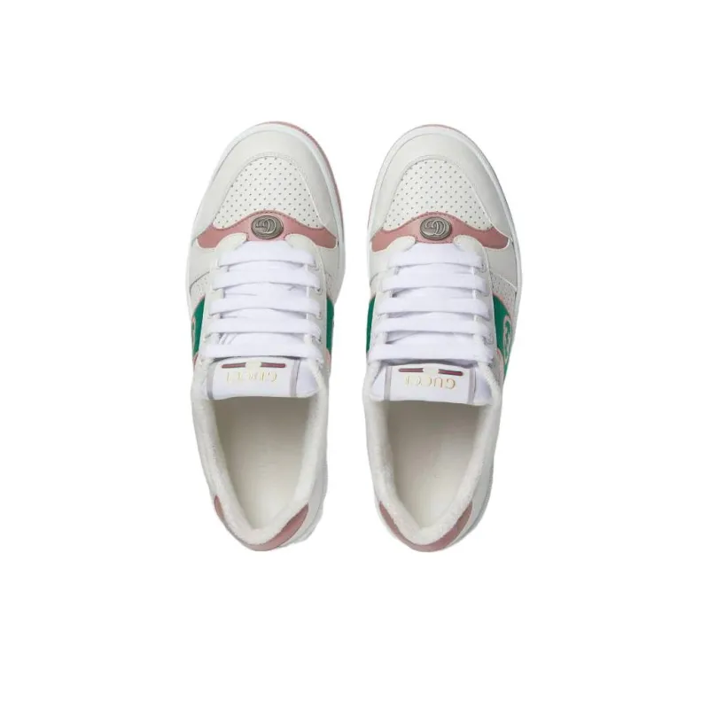 GUCCI Women's Screener 'White Light Pink Green' Women's-2