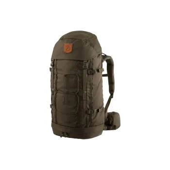 Fjallraven Recycled Polyamide Backpack Unisex Black Olive Color