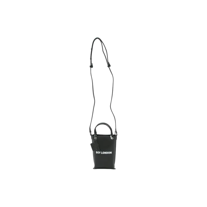 Boy London Polyurethane Crossbody Bag Shoulder Bag Unisex Black-0