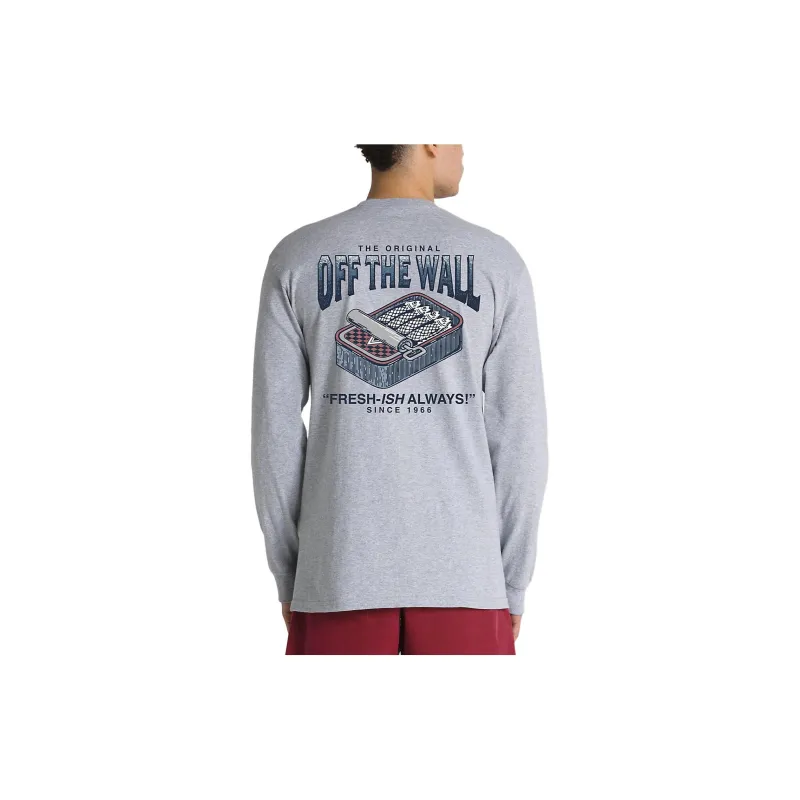 Vans Market Long Sleeve T-Shirt T-Shirt Men's Gray-1