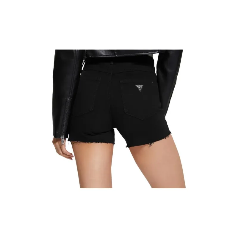 GUESS Denim Shorts Women's Black-1