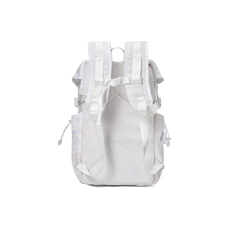 8atheist Polyester Student Backpack Regular Unisex Gardenia White-2