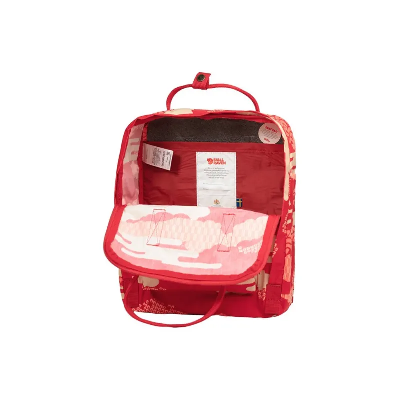 Fjallraven Vinylon Backpack Large Size Unisex Red-2