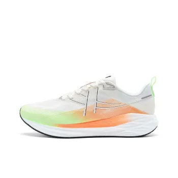 China Post x XTEP Low Top XTEP ACE Casual Running Shoes Men's Sail White/Ghost Green/Fluorescent Soft Orange