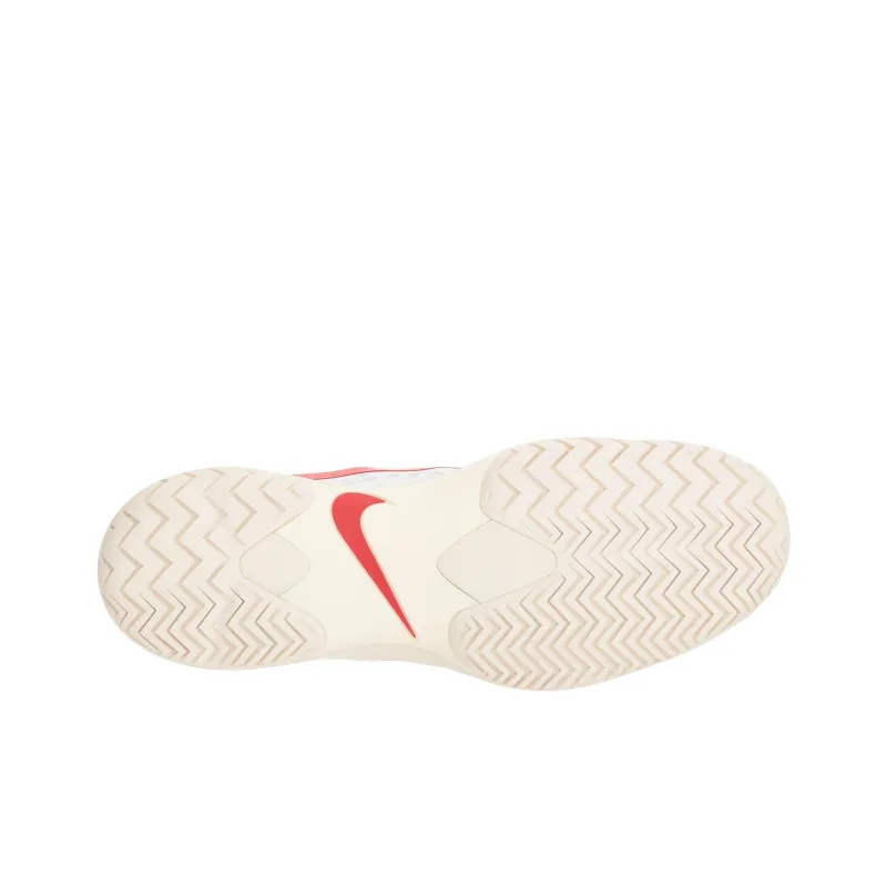 Nike Zoom Cage 3 Cushioning Low Top Tennis Shoes Men's White Red-4