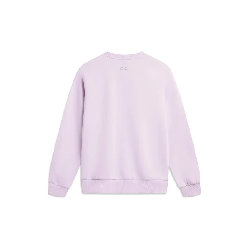 LiNing Sports Trend Series Sweatshirt Women's Light Dusty Purple-1