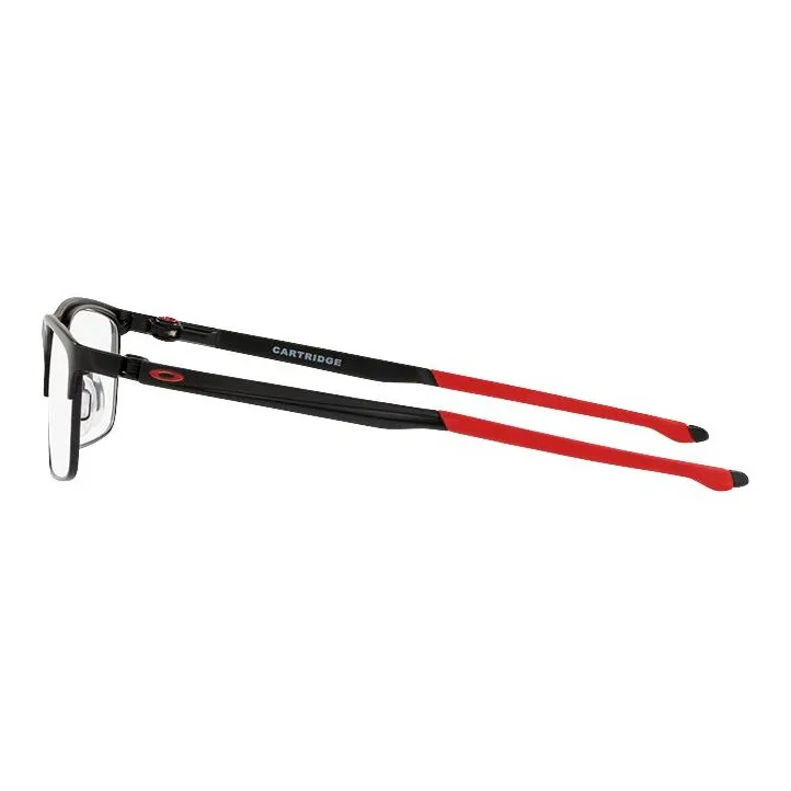 Oakley Titanium Rectangular Eyeglass Frames Unisex Black-3