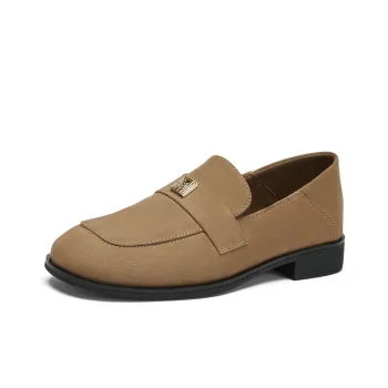 GEMEIQ Loafers Women's Yellow Brown/Coffee
