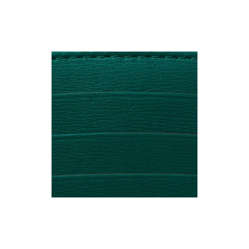 CARTIER PANTHÈRE Cheetah Collection Calfskin Card Holder Women's Emerald Green-2