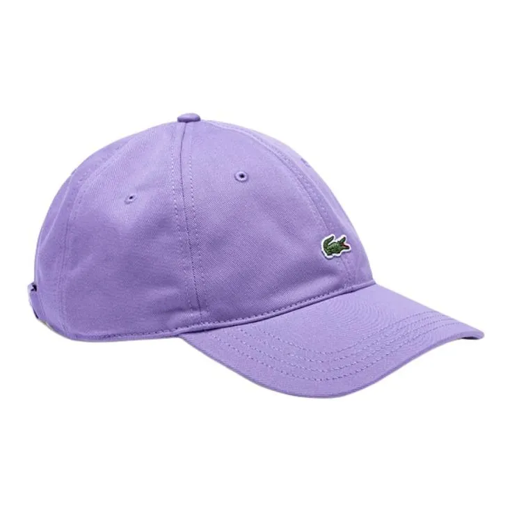 LACOSTE Cotton Baseball Caps Unisex Purple-1