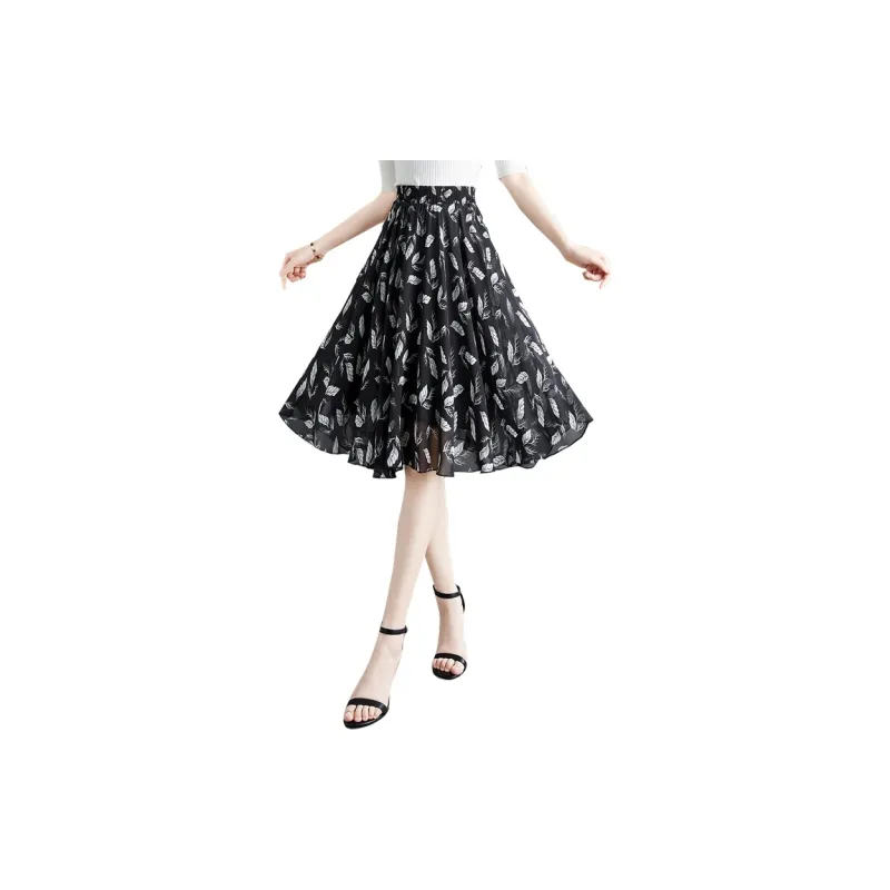 TOUCH Casual Long Skirts Women's-11