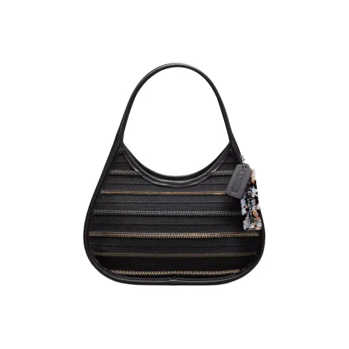 Coachtopia Recycled Leather Handbag, Shoulder Bag Women's Black