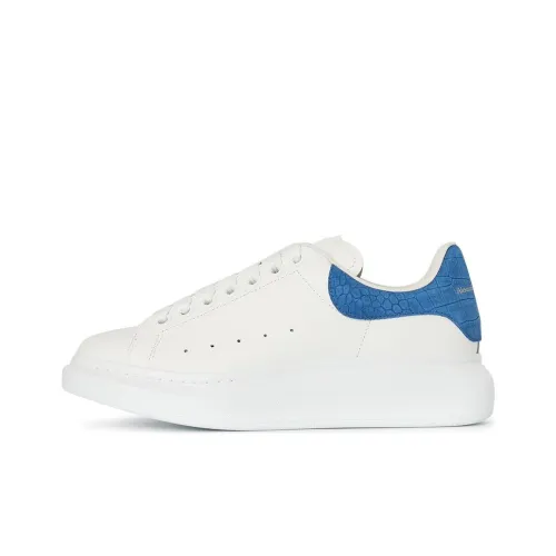 Alexander McQueen Oversized White Blue Croc