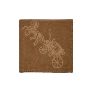 COACH Knit Scarves Women's Brown