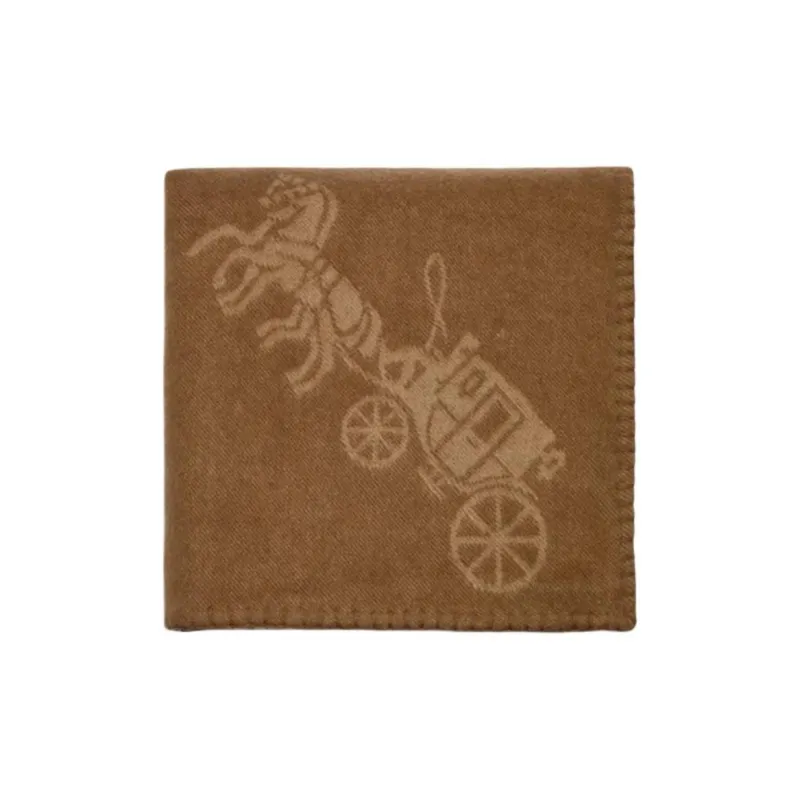 COACH Knit Scarves Women's Brown-0