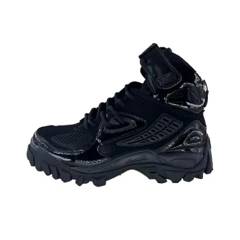 FILA Anti Slip Wear Resistant High Top Casual Shoes Women's Black