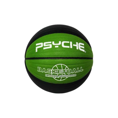 PSYCHE PU Basketball Black Green Size 7 Training Unisex