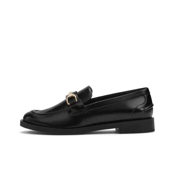 CHARLES&KEITH Loafers Women's Black Box/Chalk White/Brown