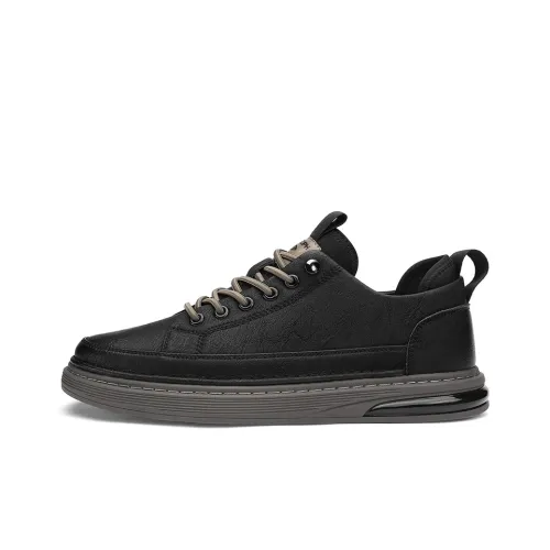 JOSEPH ABBOUD Coverage Wear-Resistant Low-Top Casual Shoes Men's Black