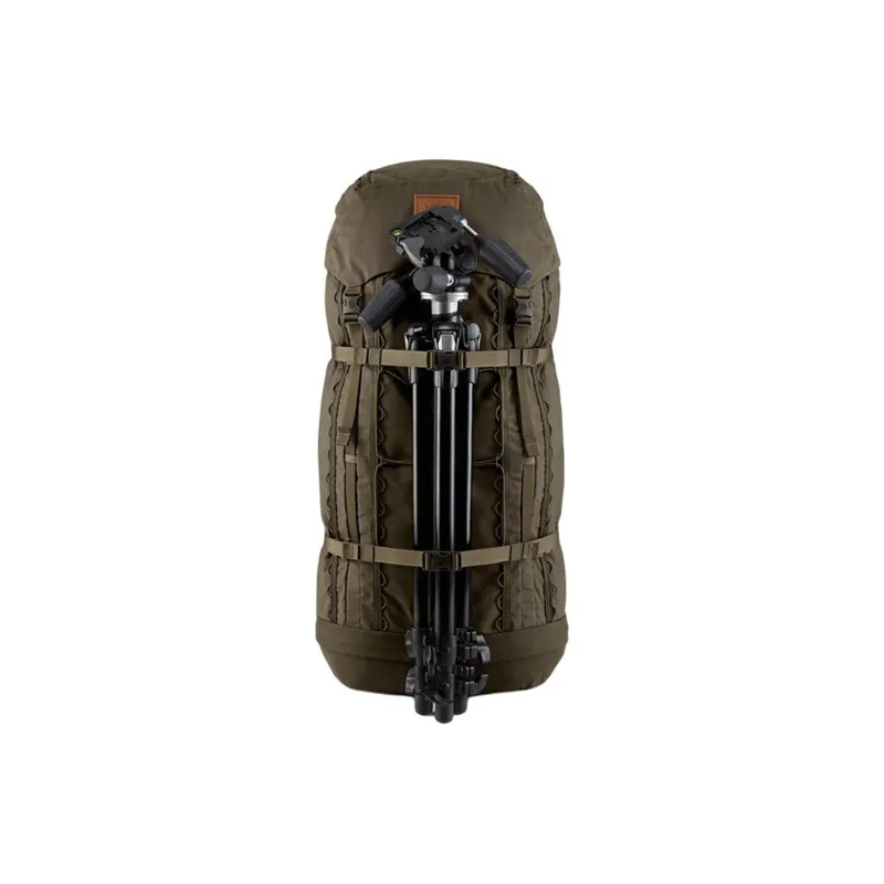 Fjallraven Recycled Polyamide Backpack Unisex Black Olive Color-5
