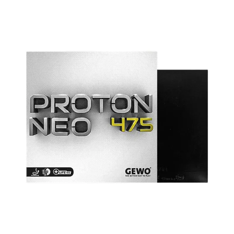 GEWO Table Tennis Rubber High Adhesive Speed Type Table Tennis Rubber With Inverted Rubber Black-0