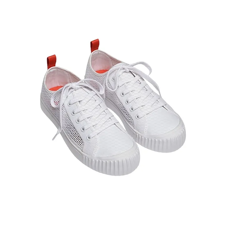 Havaianas Anti-Slip Wear-Resistant Low-Top Skateboard Shoes Women's White-1