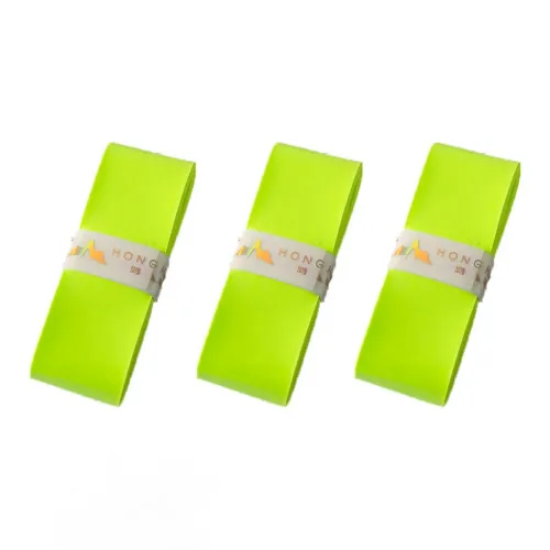 Hongjian Badminton Grip Tape Light Green PU Tennis Rackets Fishing Rod Controller Wrapped With Strap Thin 15 Items