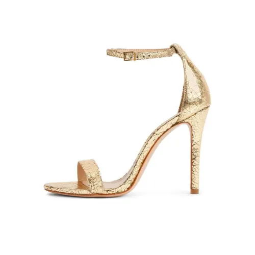 Schutz Gisele 105mm Metallic-finish Sandals