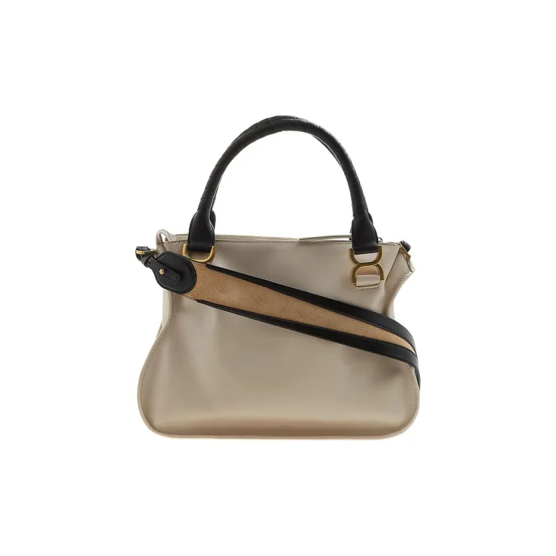 Chloe Cow Leather Portable Crossbody Bag, Shoulder Bag Women's Gray-2