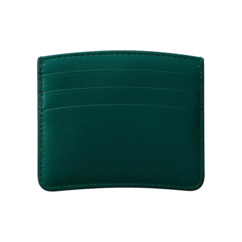 CARTIER PANTHÈRE Cheetah Collection Calfskin Card Holder Women's Emerald Green-1