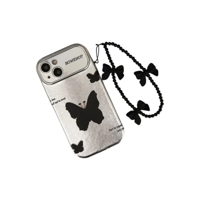 SHANGHUI TPU Material English Butterfly Phone Cases Compatibility IPhone12/13/14/15/Pro/Ma-2