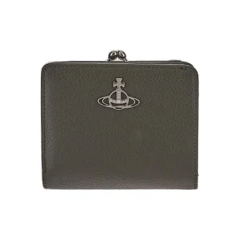 Vivienne Westwood Calfskin Wallet Women's Gray