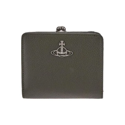 Vivienne Westwood Calfskin Wallet Women's Gray