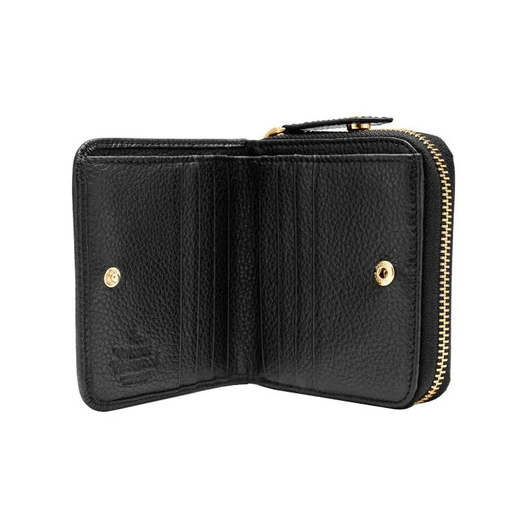 Vivienne Westwood Cow Leather Wallet Women's Black-3