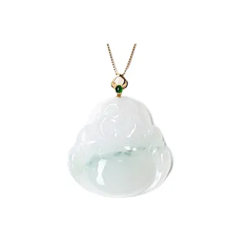 Abby's Wonderland Ice Glutinous Jadeite Pendants Unisex