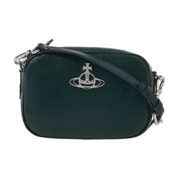 Vivienne Westwood ANNA Recycled Polyurethane Camera Bag, Shoulder Bag, Crossbody Bag Women's Jasper