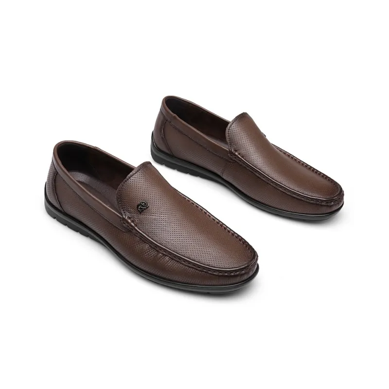 Strongman 3515 Genuine Leather Shoes Breathable Soft Sole Business Shoes Men's-11
