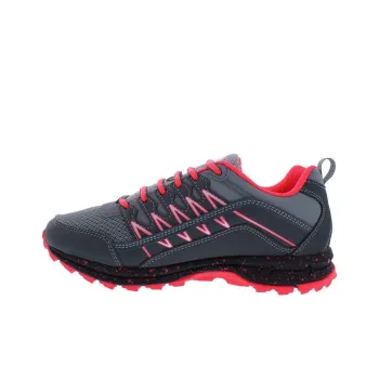 FILA Durable Breathable Low-Top Casual Running Shoes Women's Black Red