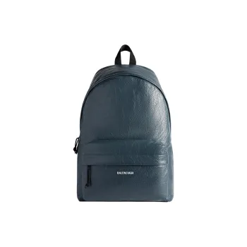 Balenciaga Explorer Lambskin Backpack Men's Dark Blue