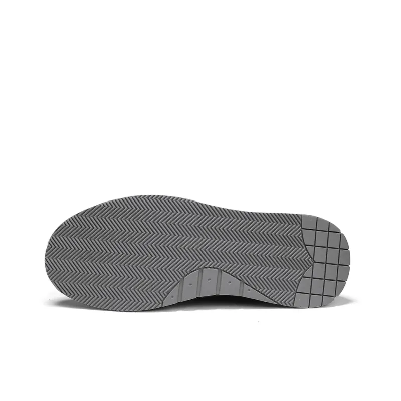 JOSEPH ABBOUD Anti-Slip Wear-Resistant Low-Top Skateboard Shoes Men's Black-3