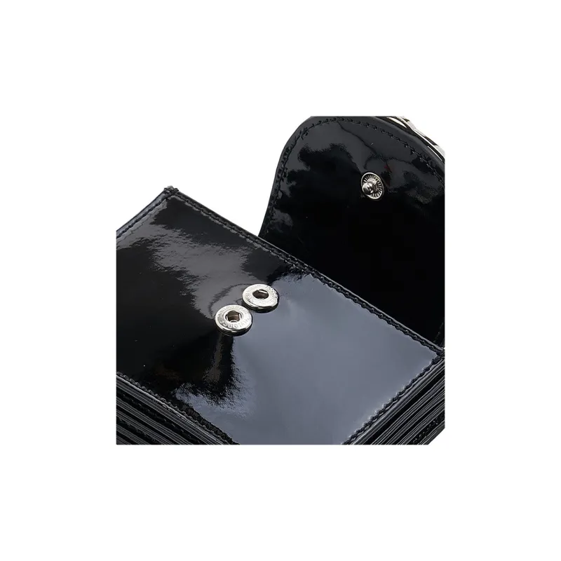 Vivienne Westwood Bright Patent Leather Card Holder Women's Black-6