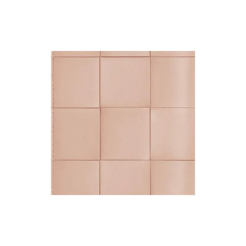 Bottega Veneta Sheepskin Passport Holder Women's Lotus Blossom Pink-3