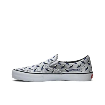 Vans Slip On Supreme Diamond Plate White