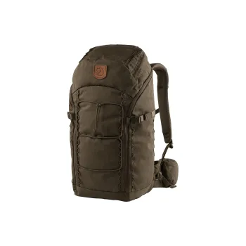 Fjallraven Recycled Polyamide Backpack Unisex Black Olive Color