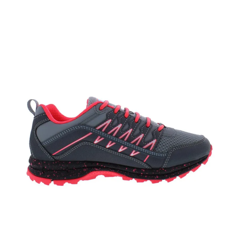 FILA Abrasion Resistant Breathable Low Top Casual Running Shoes Women's Black Red-1