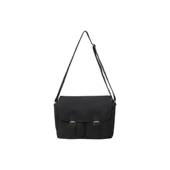 ALNI BITTON Canvas Messenger Commute Bag Canvas Shoulder Bag Crossbody Bag Regular Men's Black/Green/White/Brown
